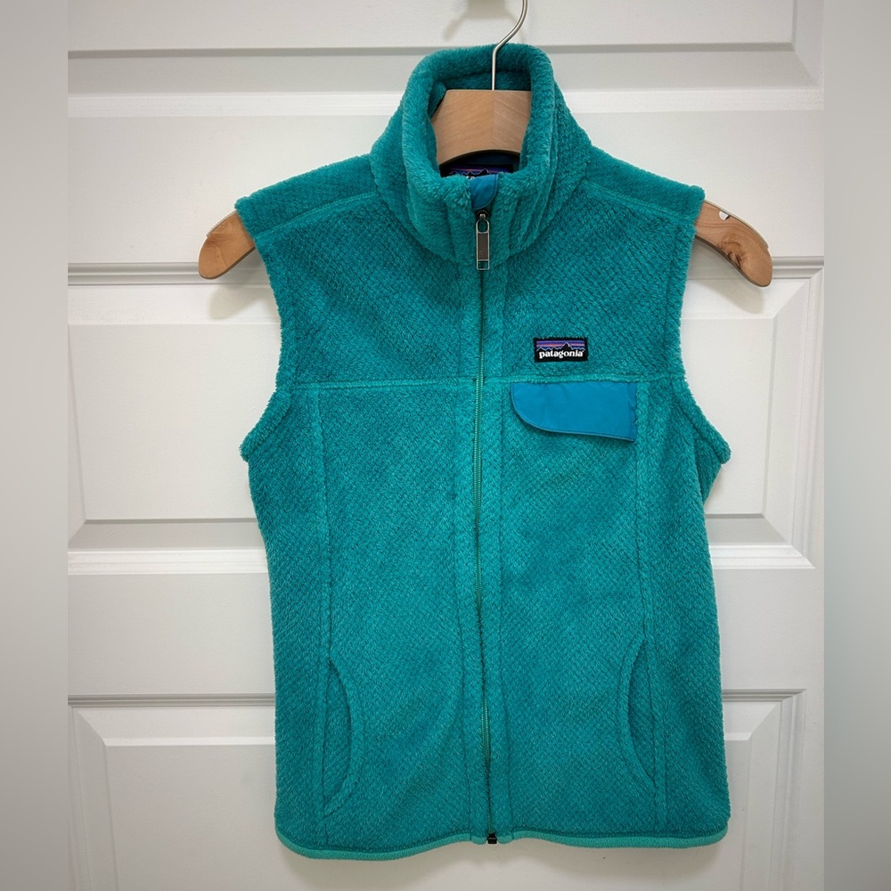 Patagonia Turquoise Fleece Vest